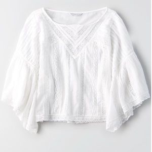 AE Ruffle Bell Sleeve Top